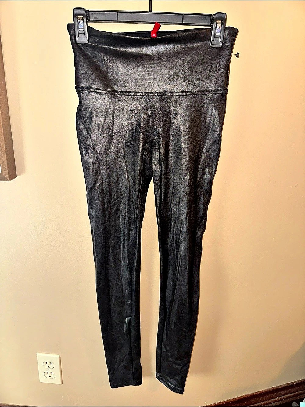 Spanx Faux Leather Leggings Black Medium